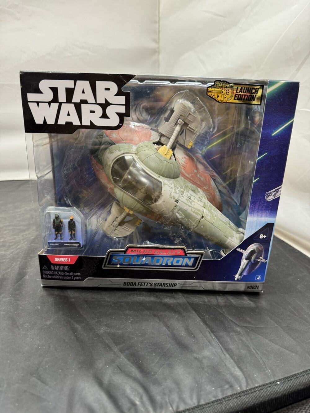 Star Wars Micro Galaxy Squadron Boba Fett Starship Launch Edition Series 1 #0021